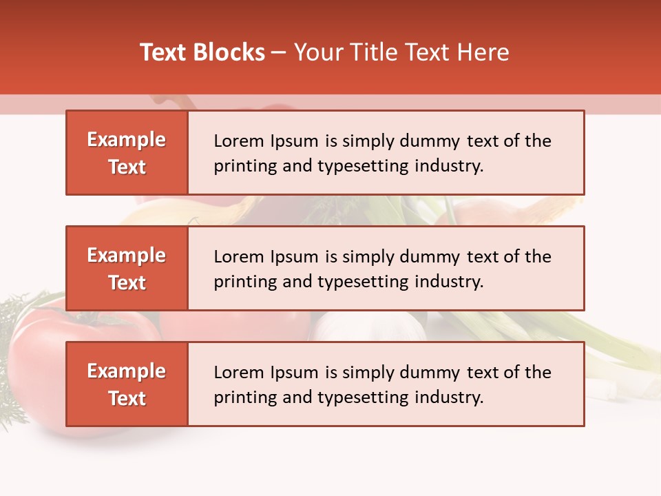Pepper Garden Red PowerPoint Template