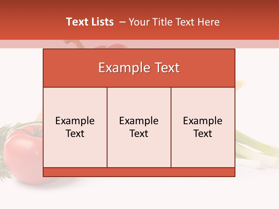 Pepper Garden Red PowerPoint Template