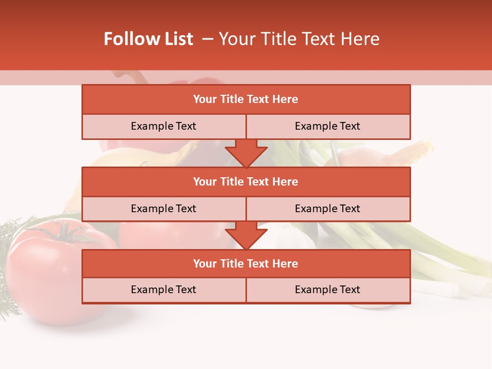 Pepper Garden Red PowerPoint Template