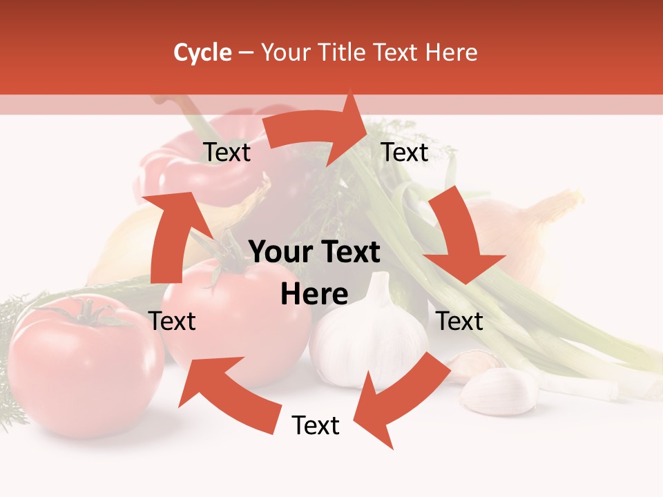 Pepper Garden Red PowerPoint Template