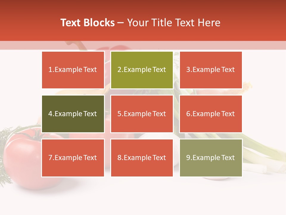 Pepper Garden Red PowerPoint Template