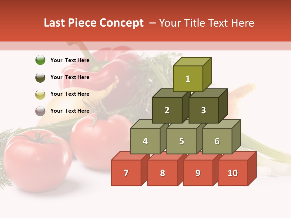 Pepper Garden Red PowerPoint Template