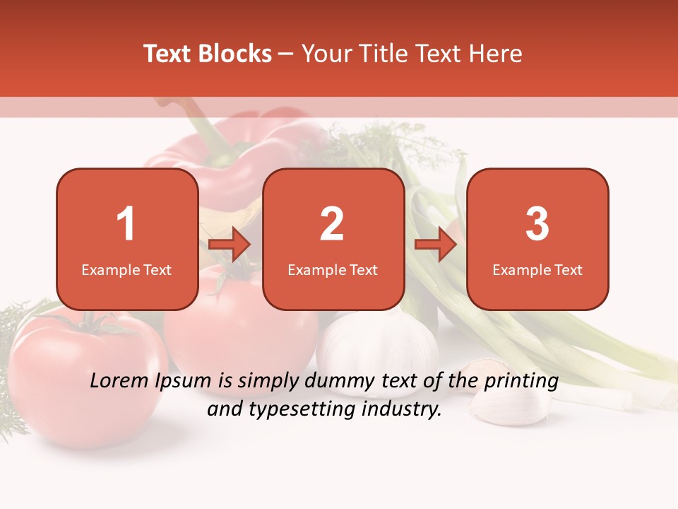 Pepper Garden Red PowerPoint Template