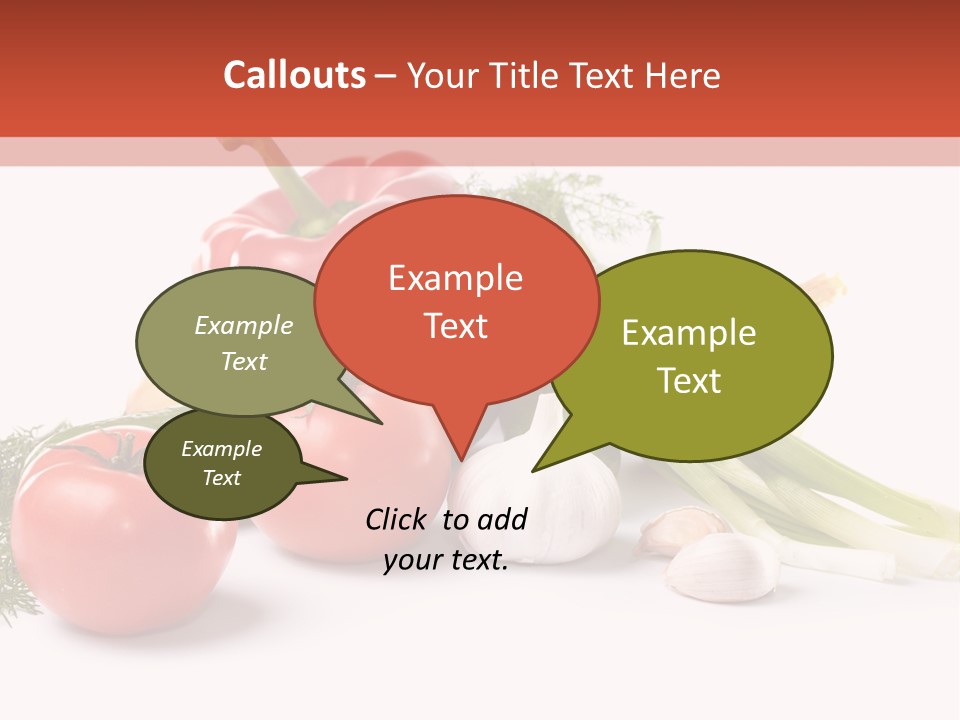 Pepper Garden Red PowerPoint Template