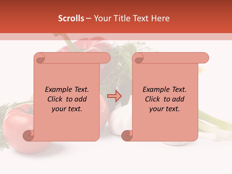 Pepper Garden Red PowerPoint Template