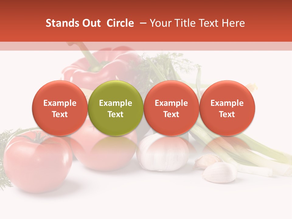 Pepper Garden Red PowerPoint Template