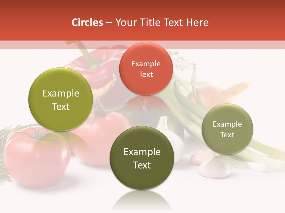 Pepper Garden Red PowerPoint Template