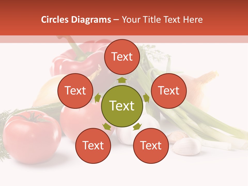 Pepper Garden Red PowerPoint Template