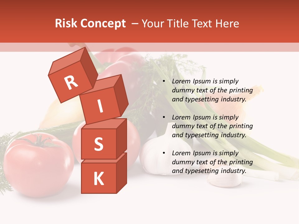 Pepper Garden Red PowerPoint Template