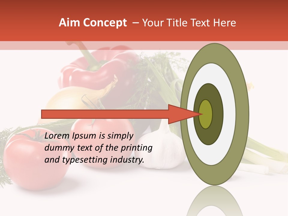 Pepper Garden Red PowerPoint Template