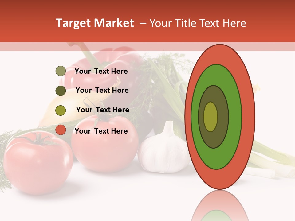 Pepper Garden Red PowerPoint Template