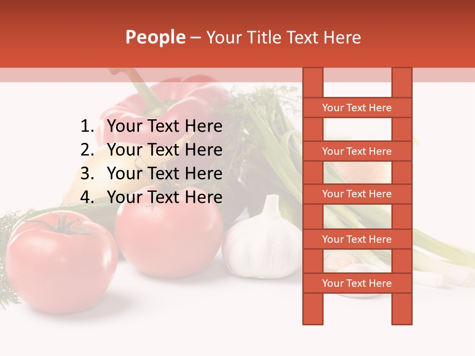 Pepper Garden Red PowerPoint Template