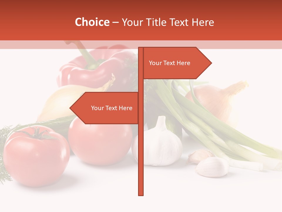 Pepper Garden Red PowerPoint Template