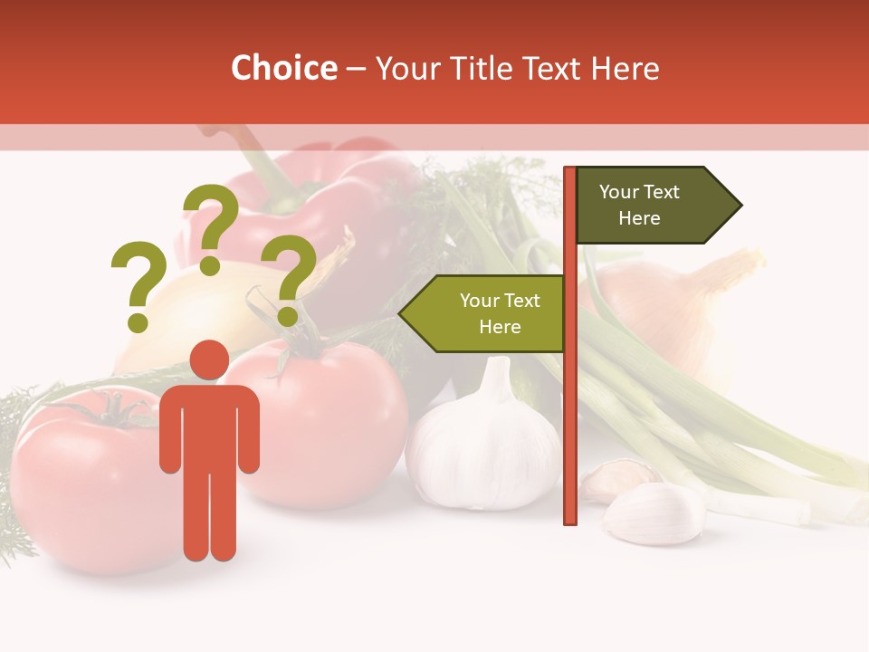 Pepper Garden Red PowerPoint Template