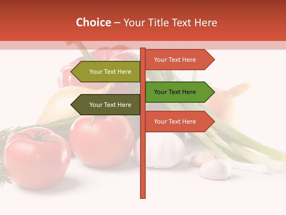 Pepper Garden Red PowerPoint Template