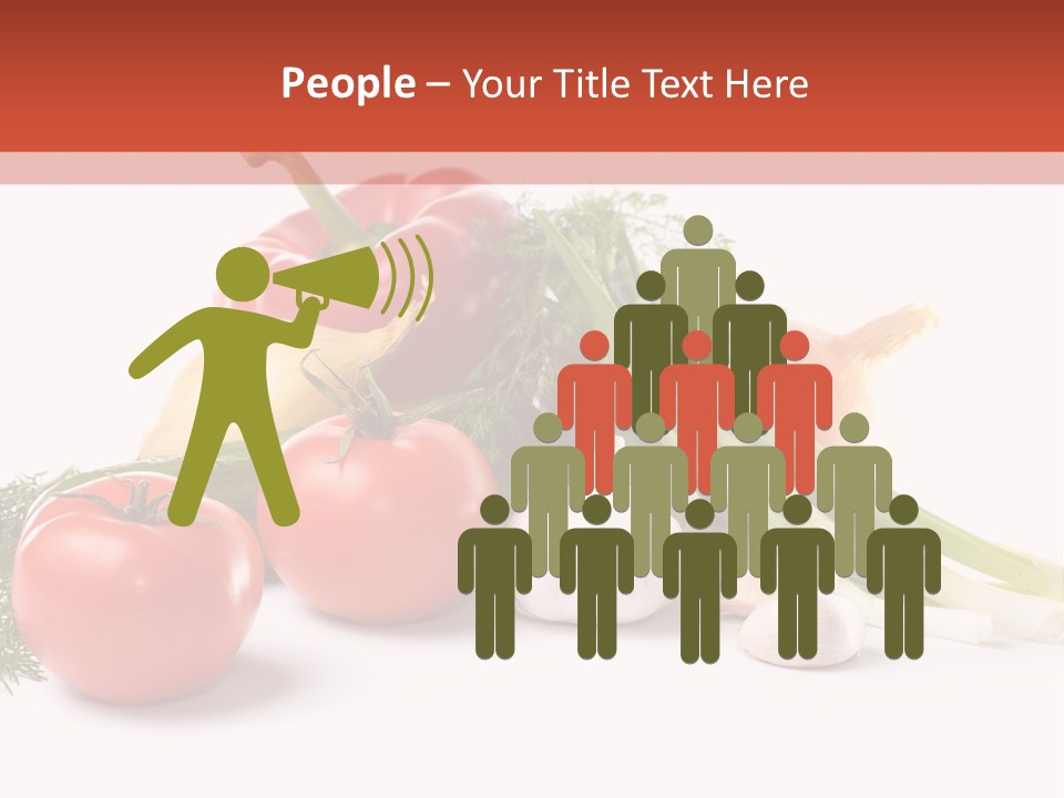 Pepper Garden Red PowerPoint Template