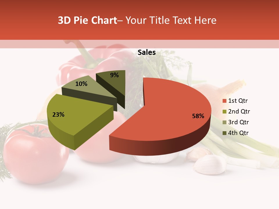 Pepper Garden Red PowerPoint Template