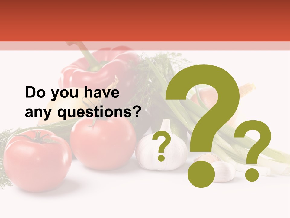 Pepper Garden Red PowerPoint Template