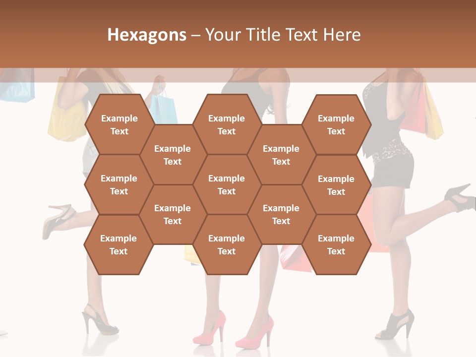 Shop Happy Holding PowerPoint Template