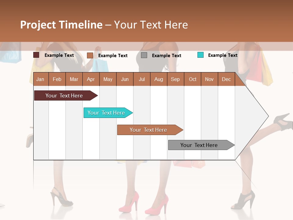 Shop Happy Holding PowerPoint Template
