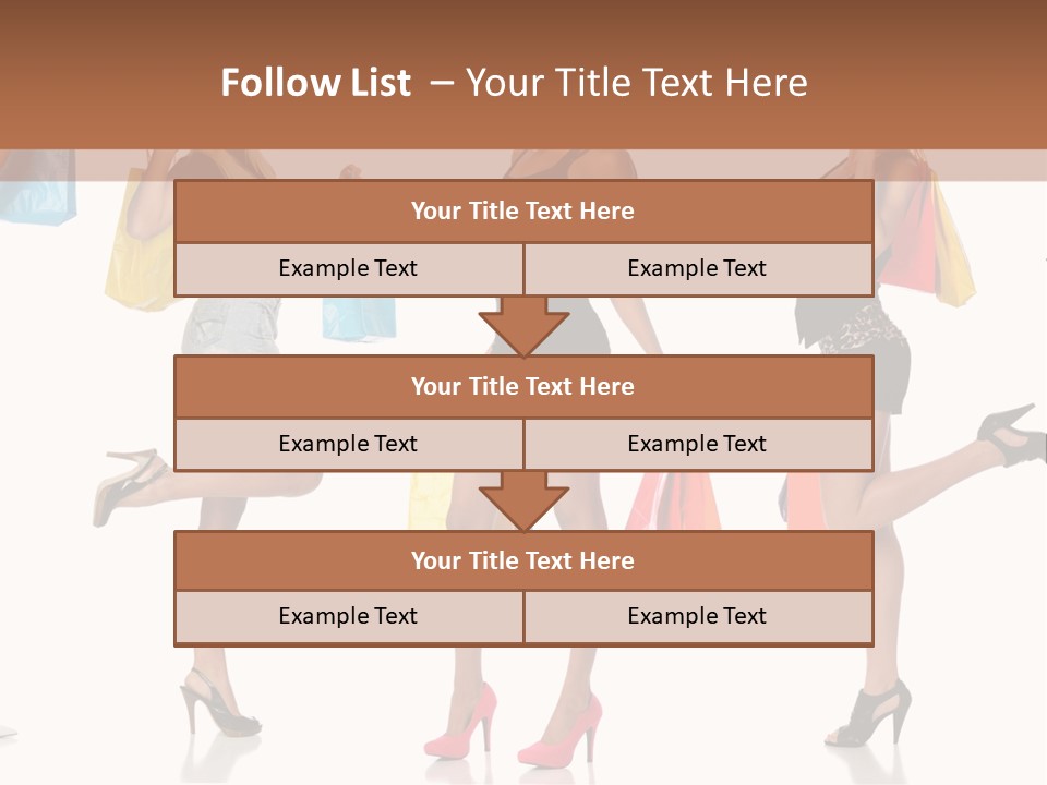 Shop Happy Holding PowerPoint Template