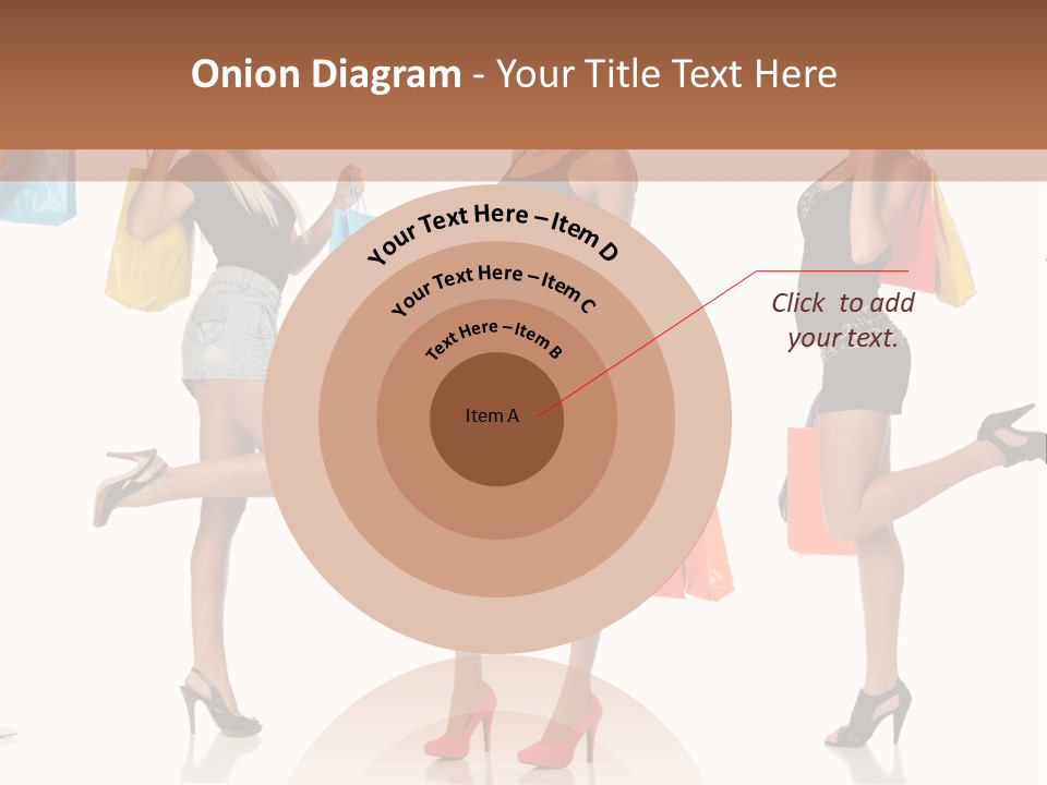 Shop Happy Holding PowerPoint Template