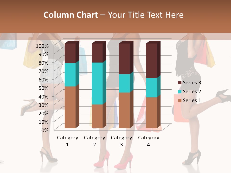 Shop Happy Holding PowerPoint Template