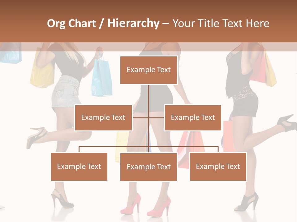 Shop Happy Holding PowerPoint Template