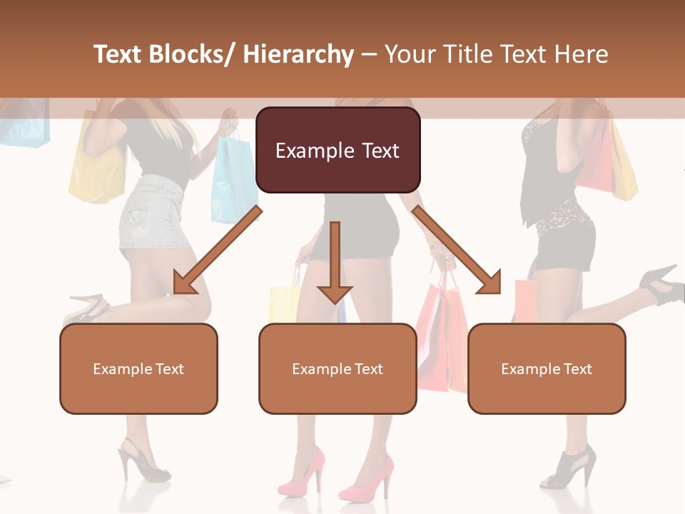 Shop Happy Holding PowerPoint Template