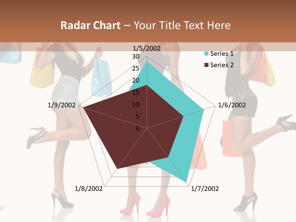 Shop Happy Holding PowerPoint Template