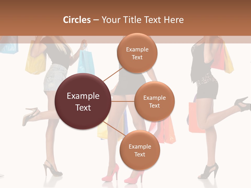 Shop Happy Holding PowerPoint Template