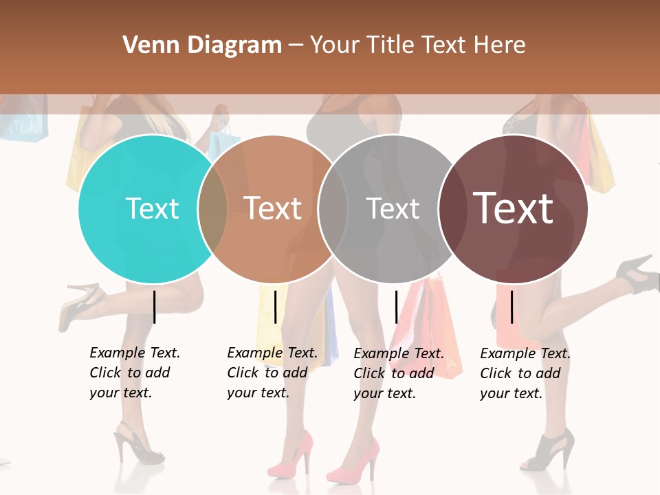 Shop Happy Holding PowerPoint Template