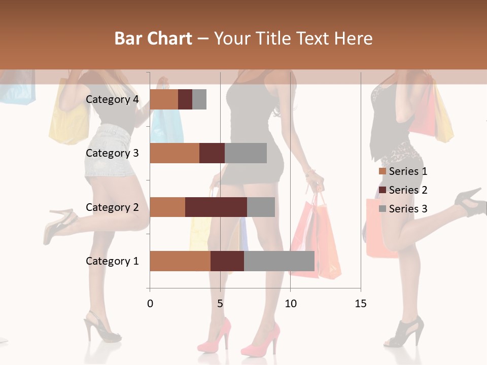 Shop Happy Holding PowerPoint Template