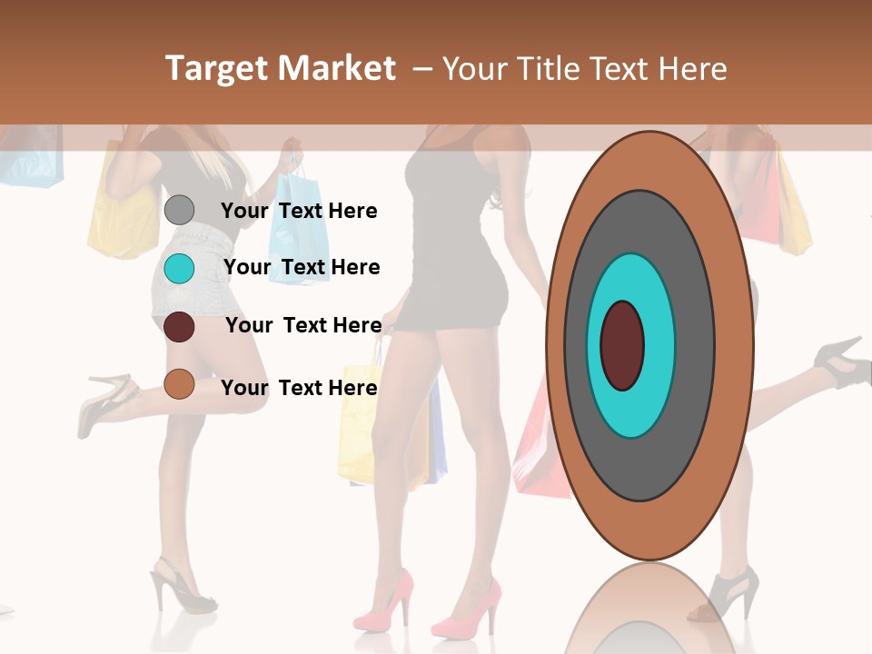 Shop Happy Holding PowerPoint Template