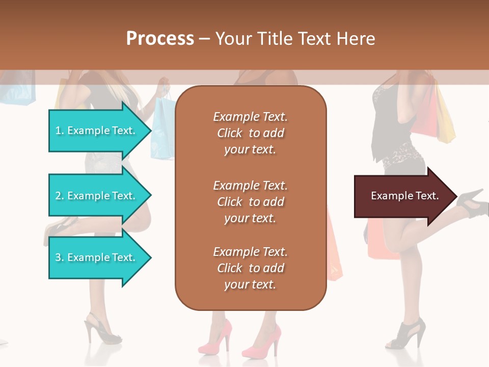 Shop Happy Holding PowerPoint Template