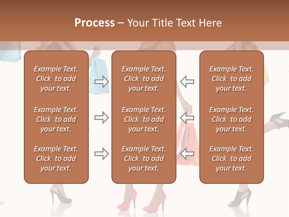 Shop Happy Holding PowerPoint Template