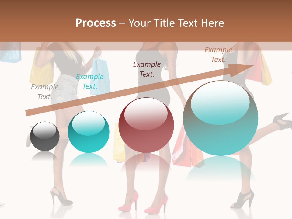 Shop Happy Holding PowerPoint Template