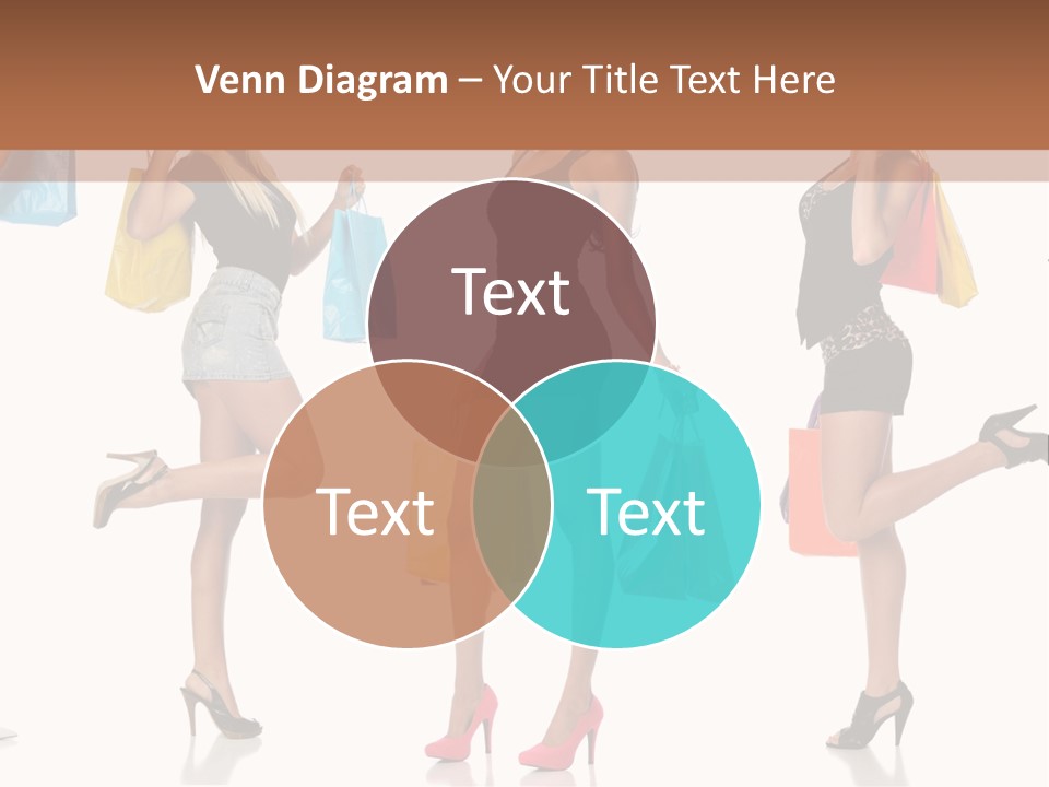 Shop Happy Holding PowerPoint Template