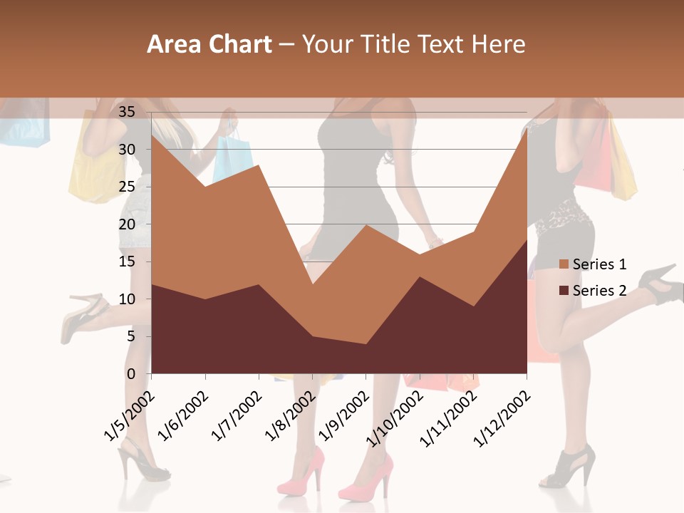 Shop Happy Holding PowerPoint Template