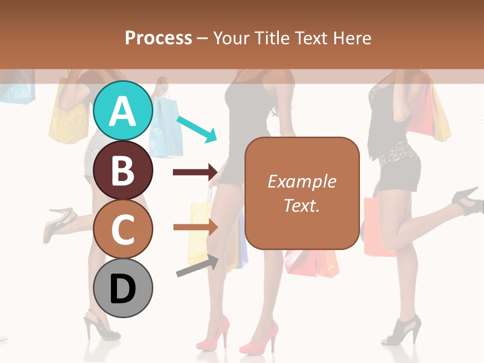 Shop Happy Holding PowerPoint Template