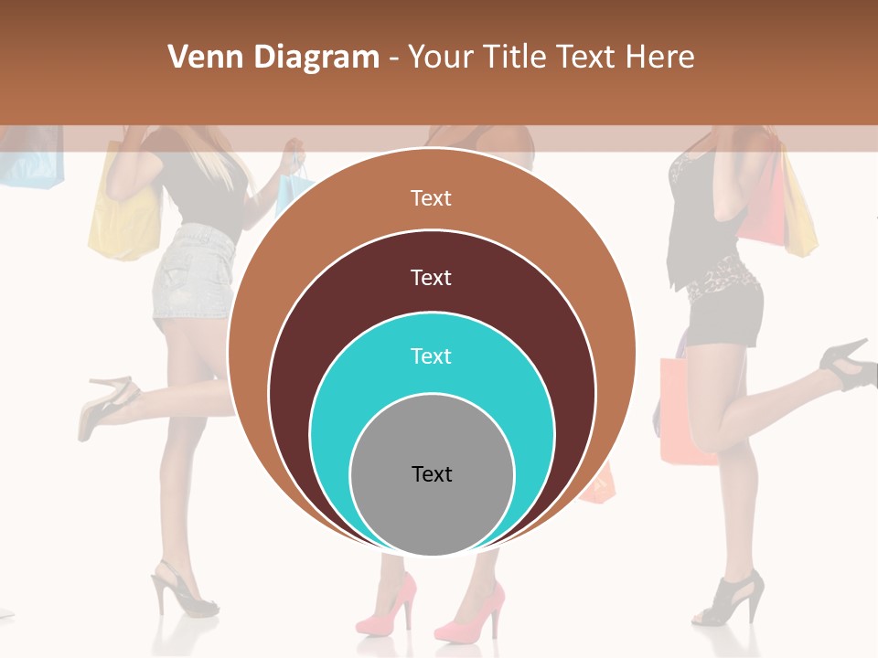 Shop Happy Holding PowerPoint Template