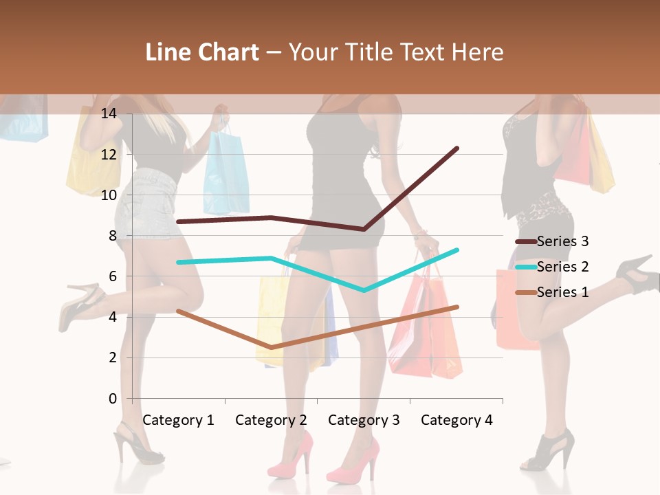 Shop Happy Holding PowerPoint Template