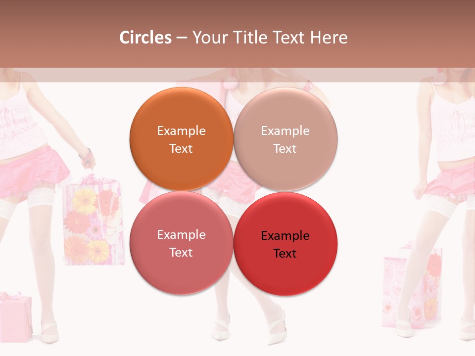 Sexy Presents Blond PowerPoint Template