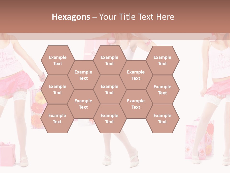 Sexy Presents Blond PowerPoint Template