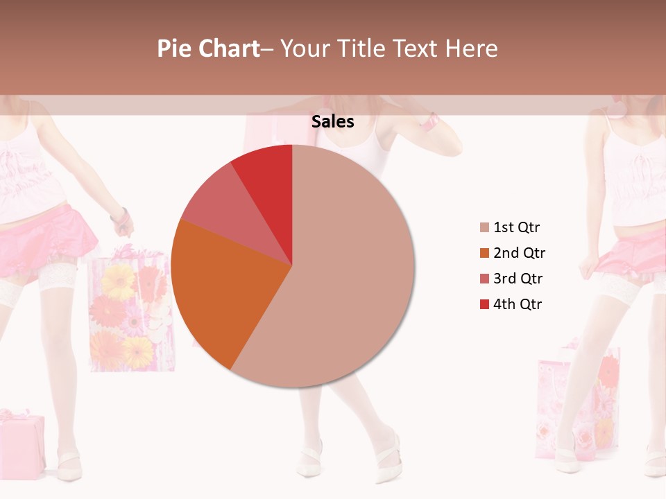 Sexy Presents Blond PowerPoint Template