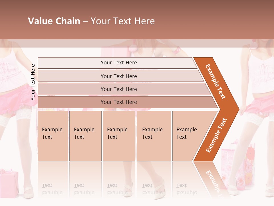 Sexy Presents Blond PowerPoint Template