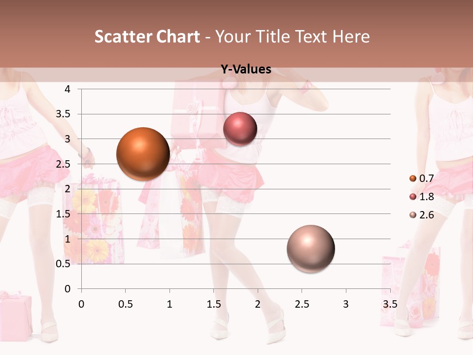 Sexy Presents Blond PowerPoint Template