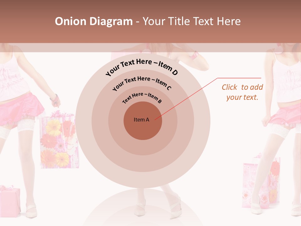 Sexy Presents Blond PowerPoint Template