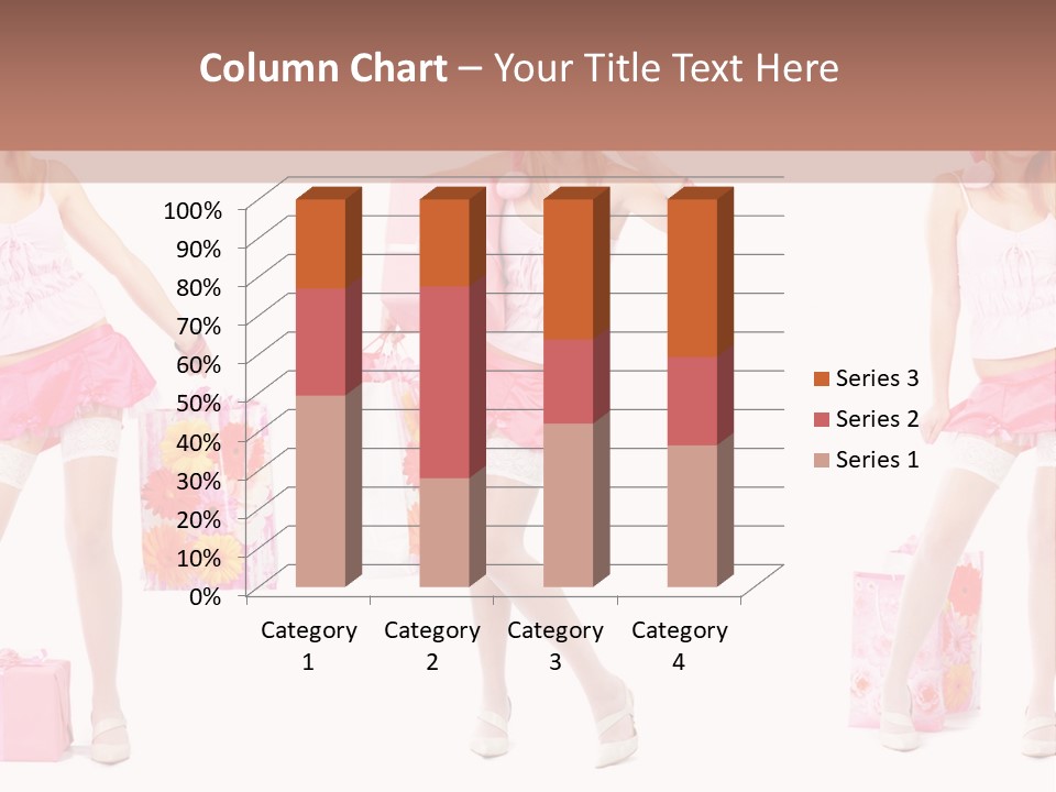 Sexy Presents Blond PowerPoint Template