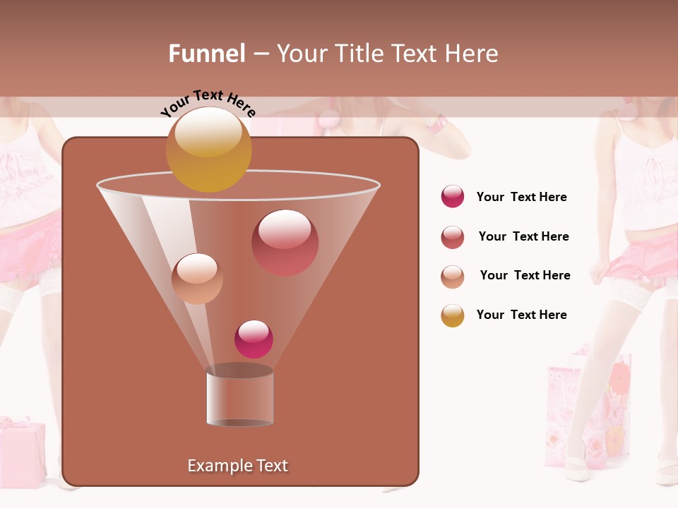 Sexy Presents Blond PowerPoint Template